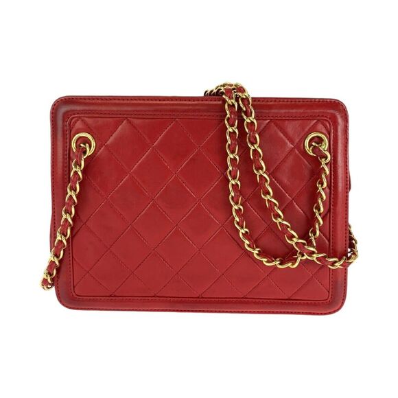 Chanel Matelasse Lambskin Chain Shoulder Bag - Picture 1 of 10